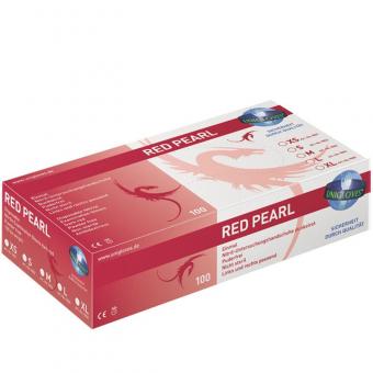 Größe XS Unigloves "Red Pearl "  Nitril rot  100 Stk. 